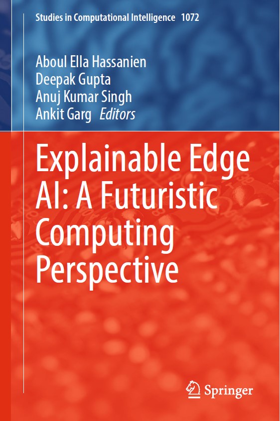 Book cover: Explainable edge AI : a futuristic computing perspective