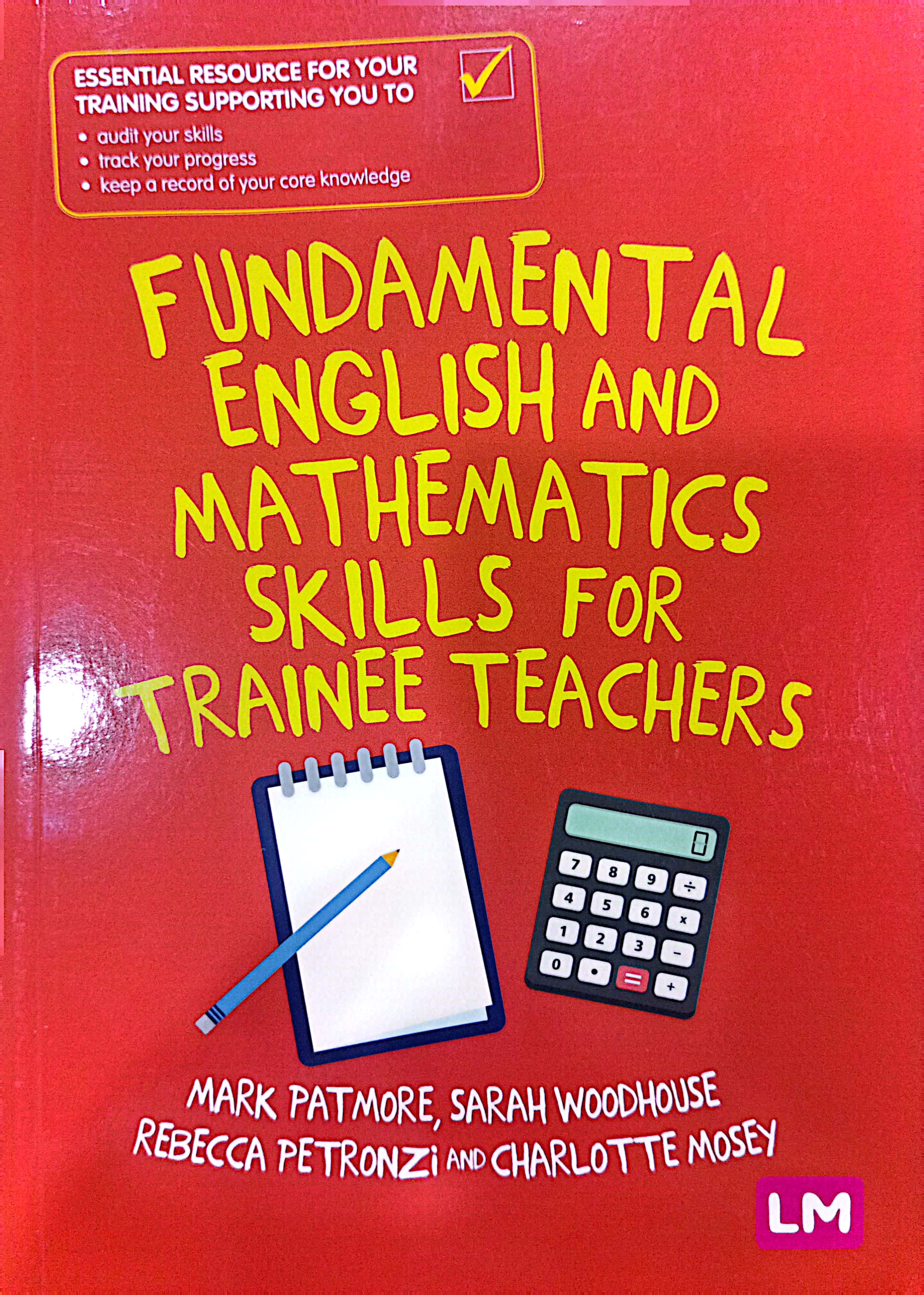 Book cover: Fundamental English and mathematics skill for trainee teachers