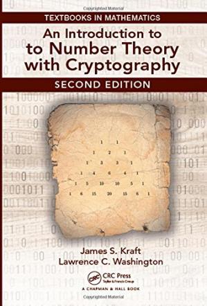 Book cover: An Introduction to number theory with cryptography