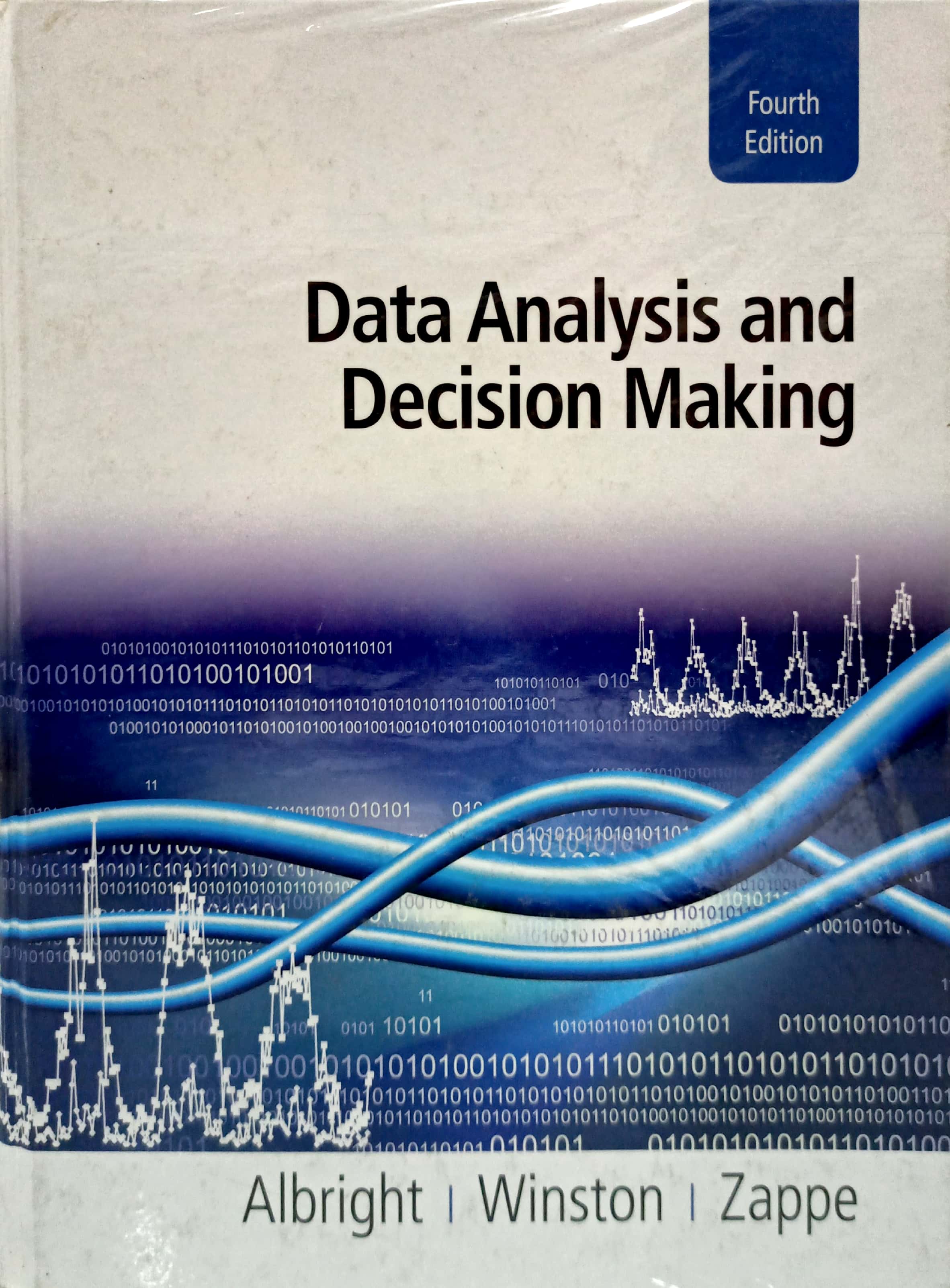 Book cover: Data analysis and decision making.