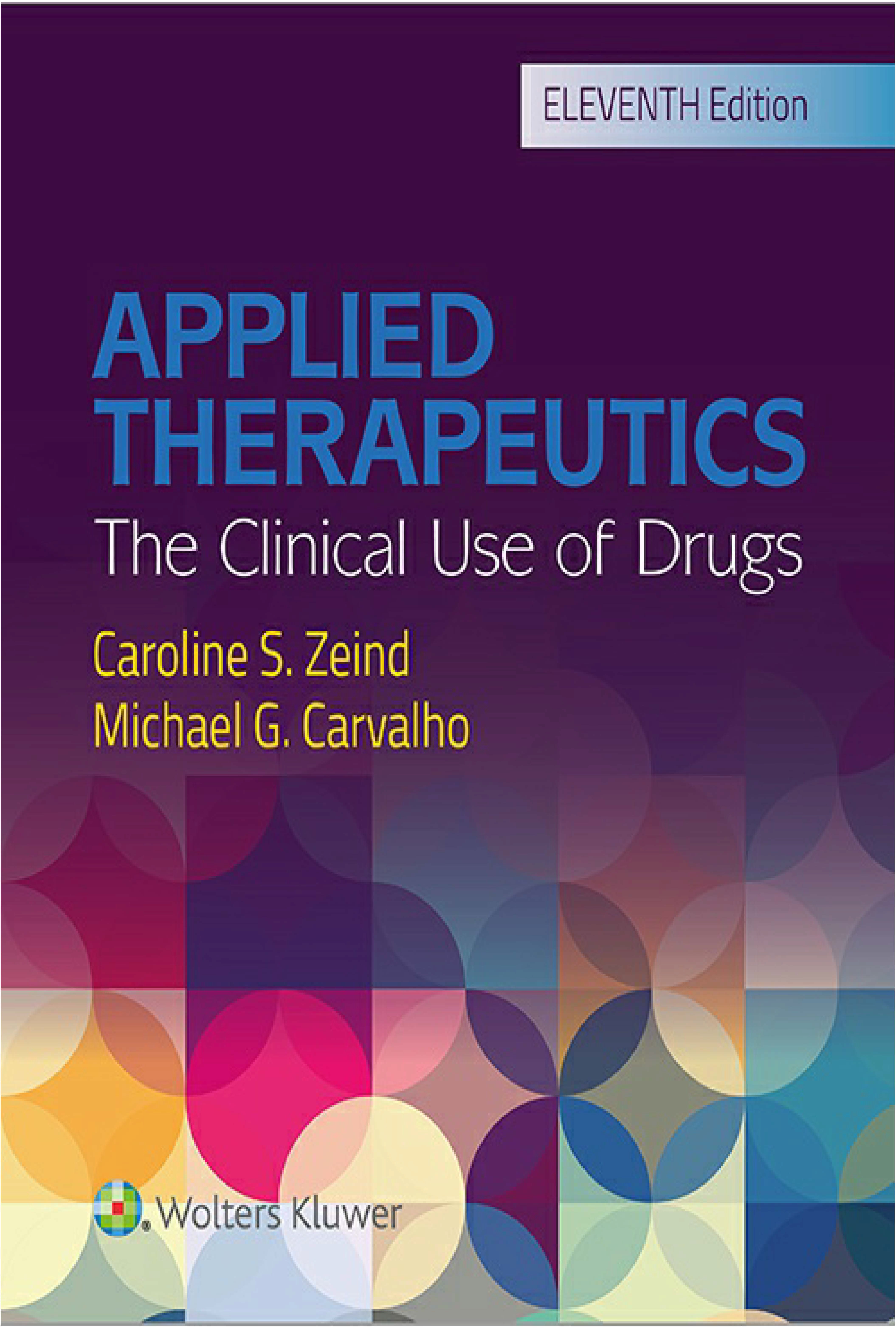 Book cover: Applied therapeutics: the clinical use of drugs