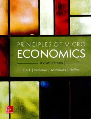 Book cover: Principles of microeconomics