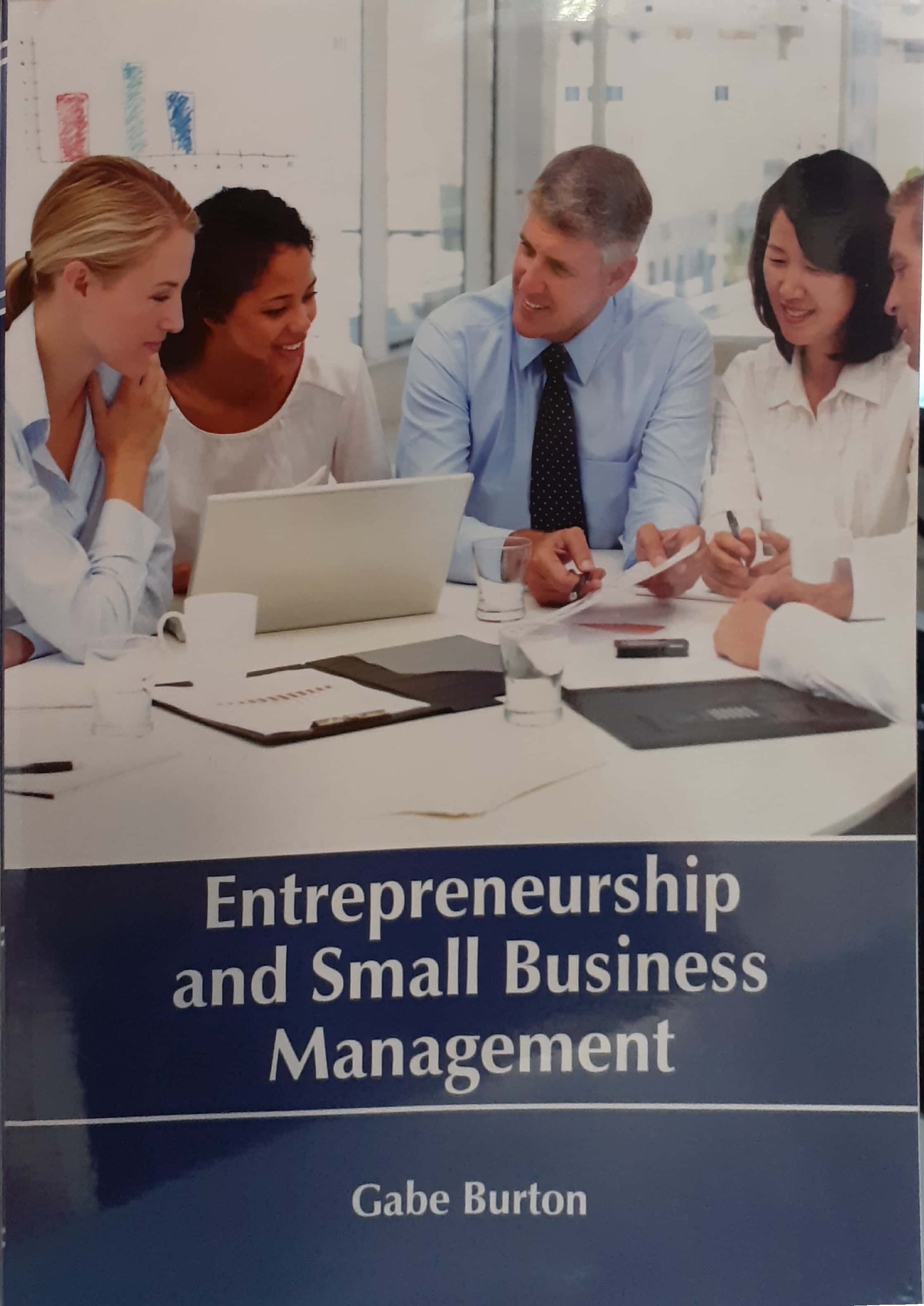 Book cover: Entrepreneurship and small business management
