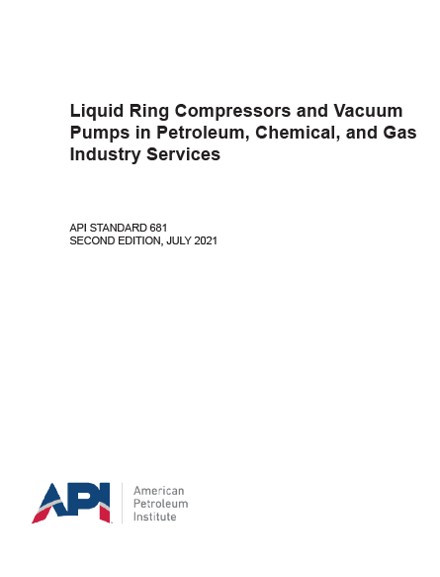 Book cover: Liquid ring compressors and vacuum pumps in petroleum, chemical, and gas industry services