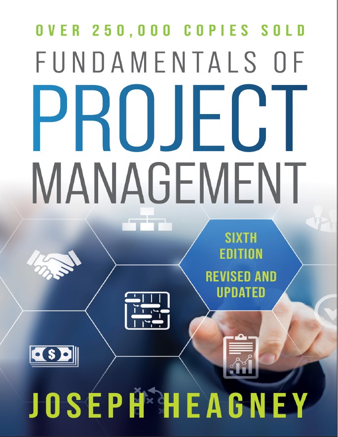 Book cover: Fundamentals of project management