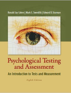 Book cover: Psychological testing and assessment: an introduction to tests and measurement