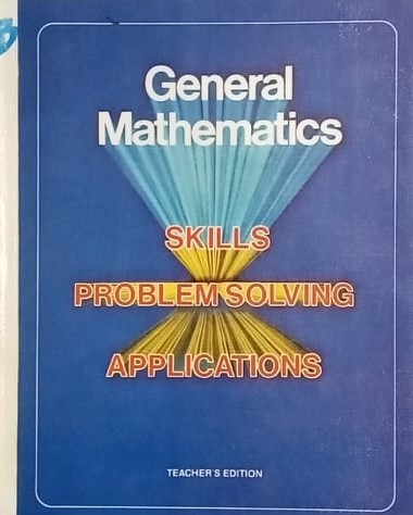 Book cover: General mathematics: skills , problem solving, applications