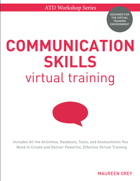 Book cover: Communication skills: virtual training.