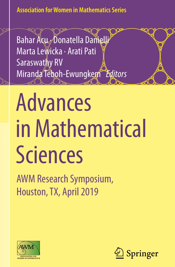 Book cover: Advances in mathematical sciences