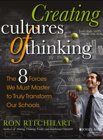 Book cover: Creating cultures of thinking : the 8 forces we must master to truly transform our schools