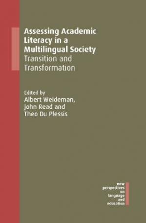 Book cover: Assessing academic literacy in a multilingual society : transition and transformation