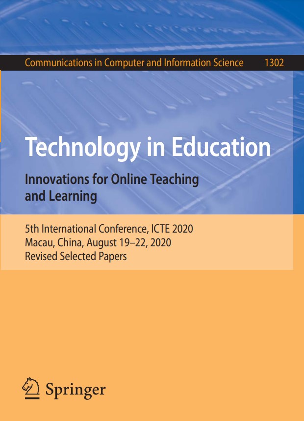 Book cover: Technology in Education : Innovations for Online Teaching and Learning