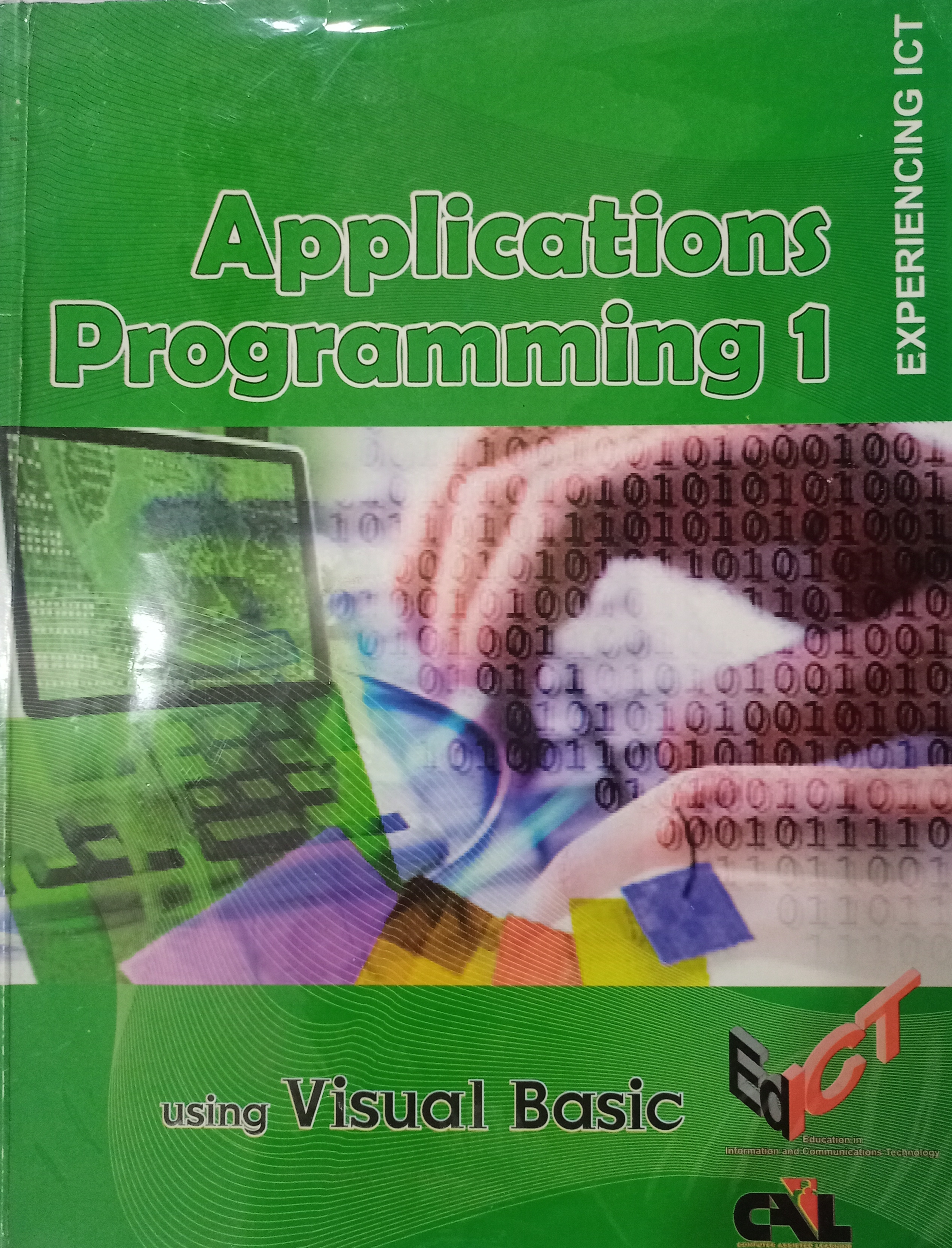 Book cover: Applications programming 1: students manual