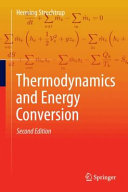 Book cover: Thermodynamics and energy conversion