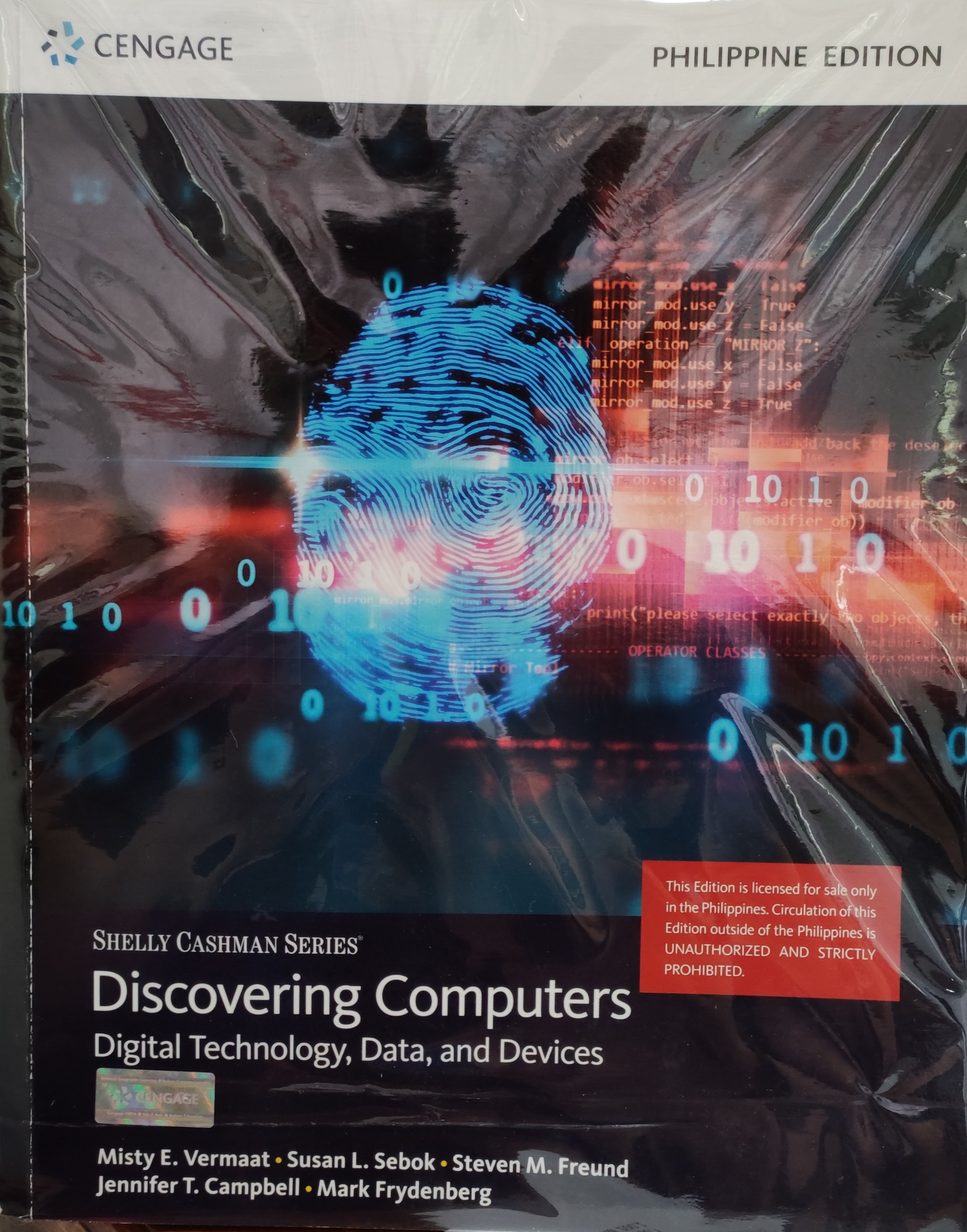 Book cover: Discovering computers : digital technology, data, and devices