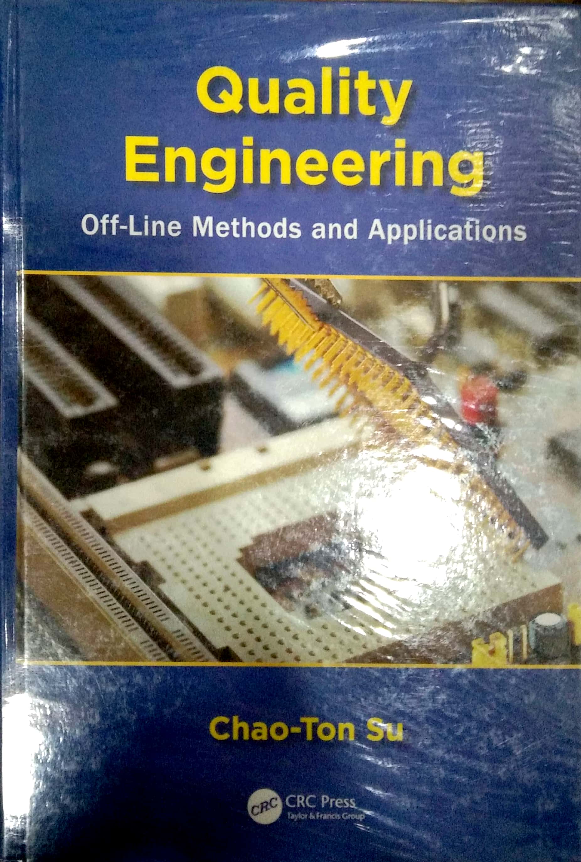 Book cover: Quality engineering off-line methods and applications.