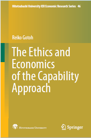Book cover: The Ethics and economics of the capability approach