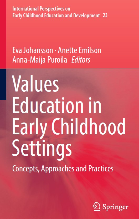 Book cover: Values education in early childhood settings : concepts, approaches and practices
