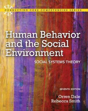 Book cover: Human behavior and the social environment : Social systems theory