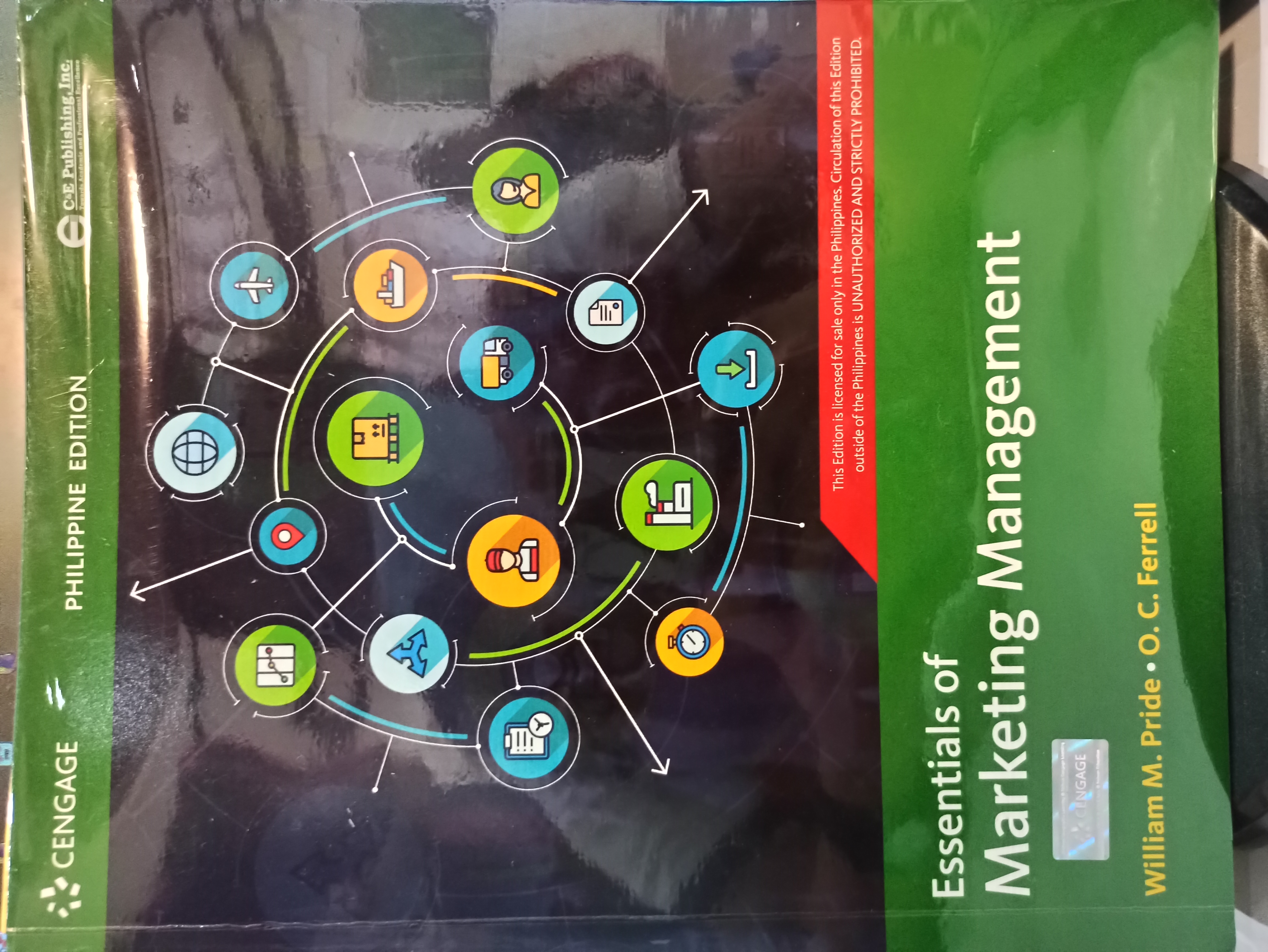 Book cover: Essentials of marketing management