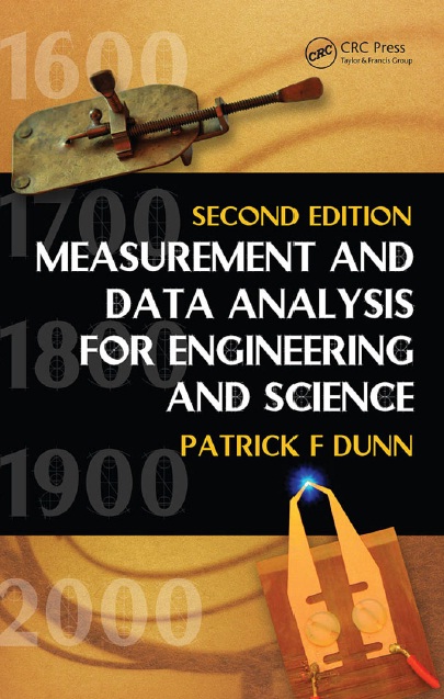 Book cover: Measurement and data analysis for engineering and science