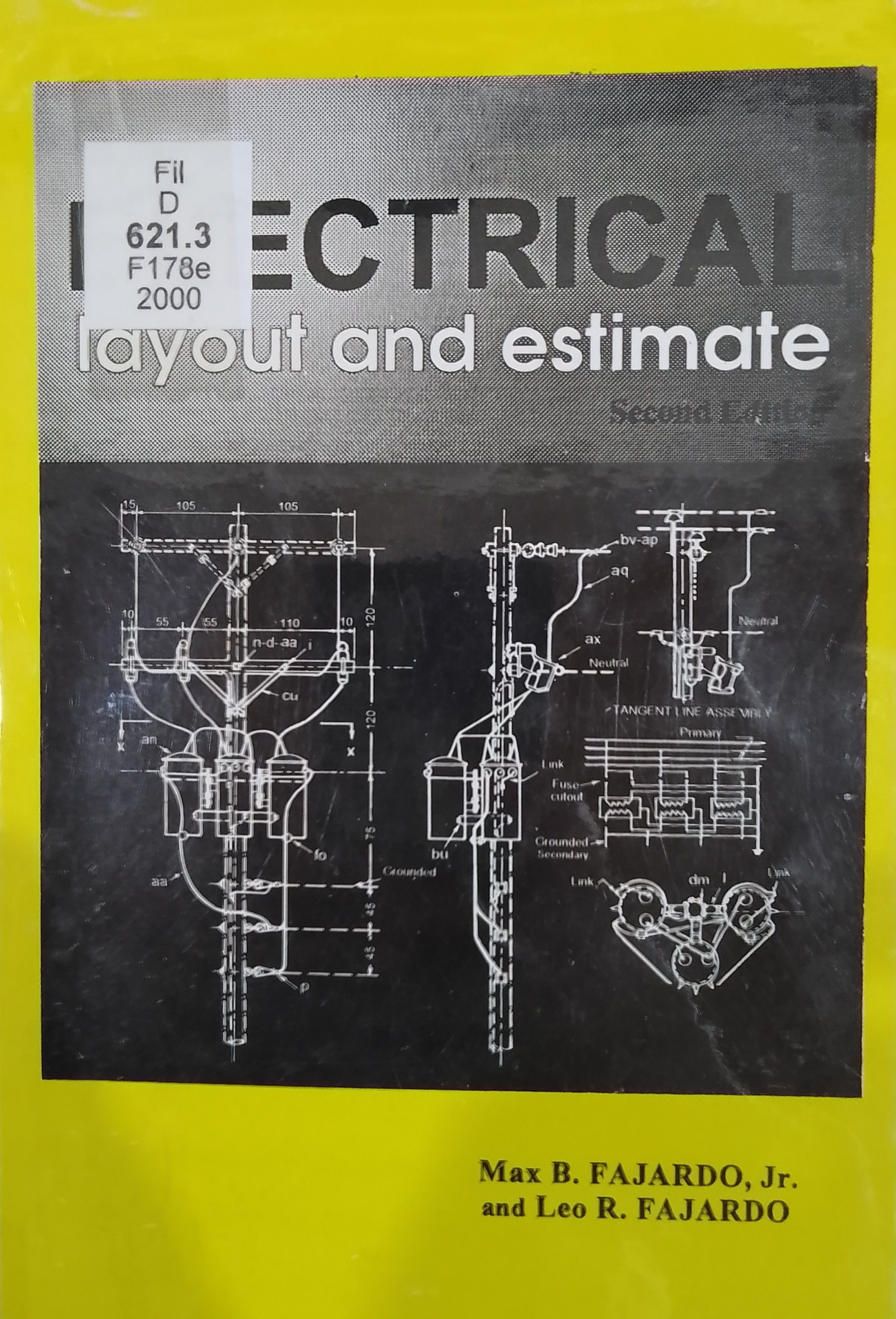 Book cover: Electrical layout and estimate