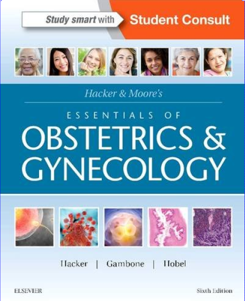 Book cover: Hacker & Moore's essentials of obstetrics & gynecology.