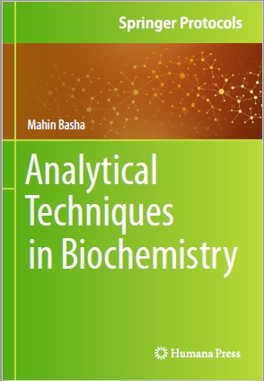 Book cover: Analytical technique in biochemistry
