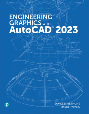 Book cover: Engineering graphics with autocad