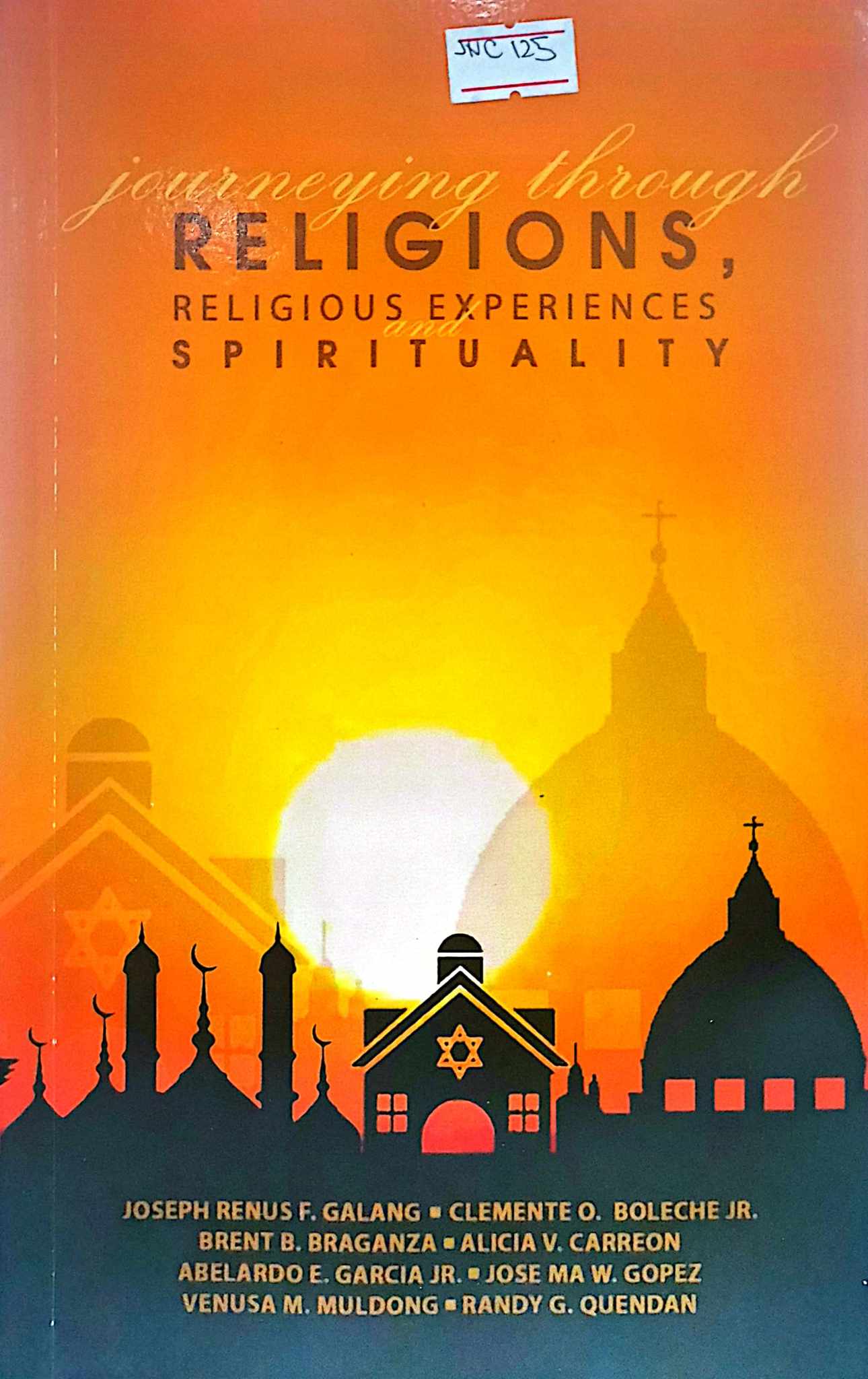 Book cover: Journeying through religions, religious experiences spirituality