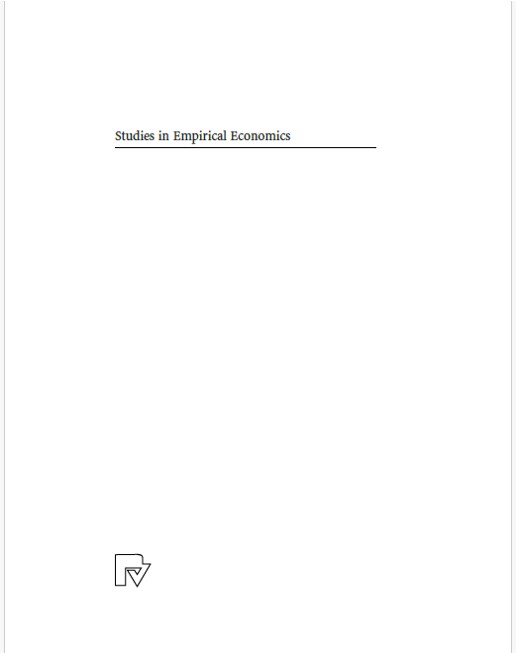 Book cover: The Economics and training of education
