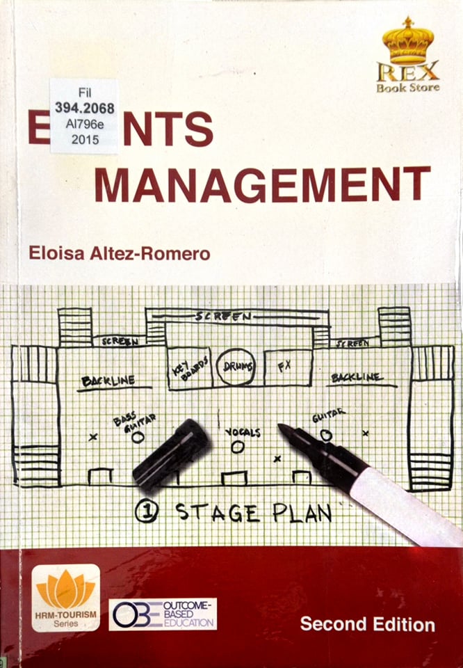 Book cover: Events management