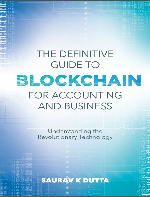 Book cover: The Definitive guide blockchain for accounting and business: understanding the revolutionary technology.
