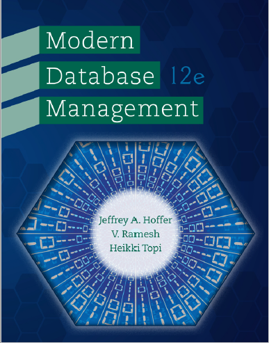 Book cover: Modern database management