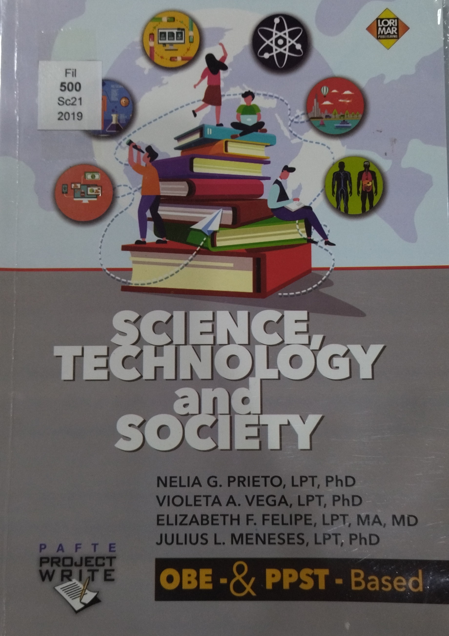 Book cover: Science, technology and society