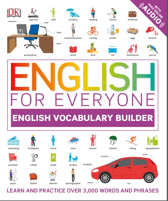 Book cover: English for everyone: English vocabulary builder.