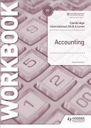 Book cover: Cambridge international as and a level accounting workbook