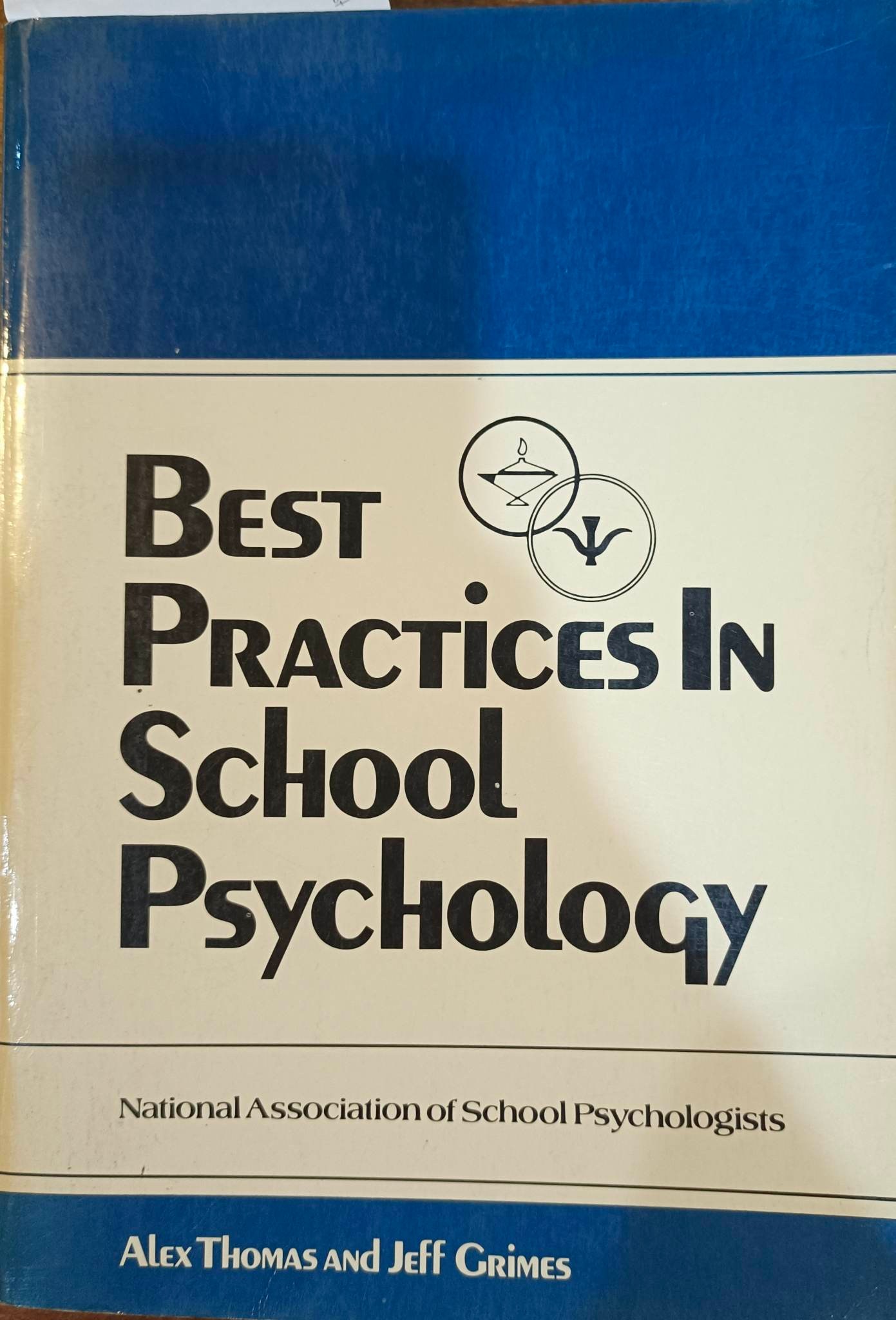 Book cover: Best practices in school psychology