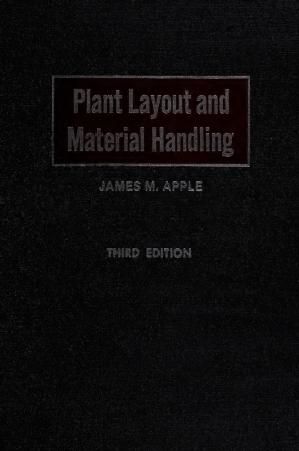 Book cover: Plant layout and material handling