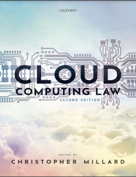 Book cover: Cloud computing law