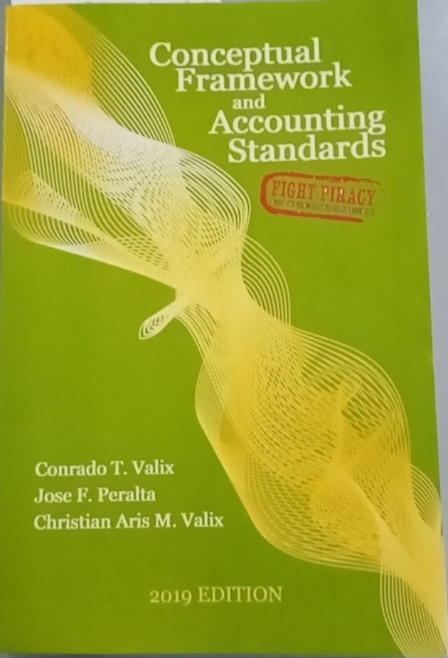 Book cover: Conceptual framework and accounting standards.