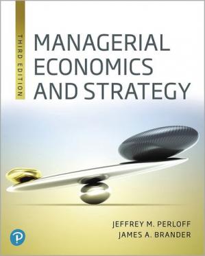 Book cover: Managerial economics and strategy