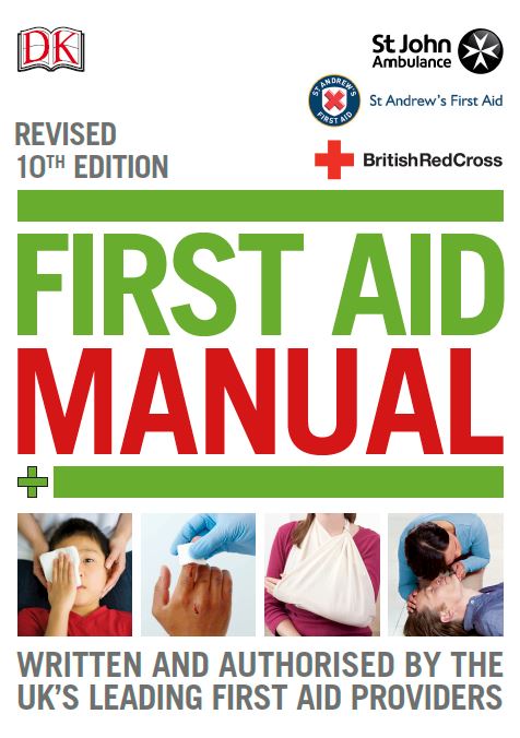 Book cover: First aid manual