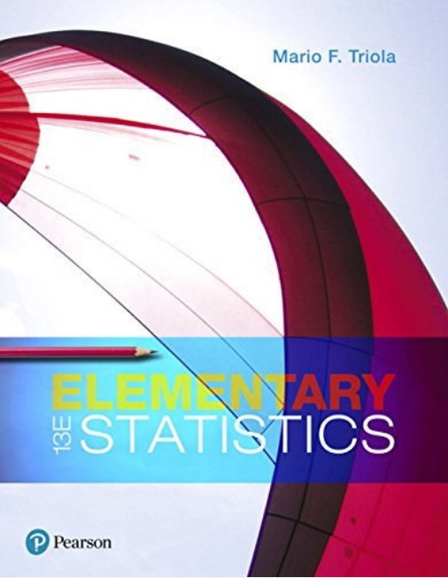 Book cover: Elementary statistics