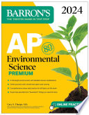 Book cover: Ap environmental science premium, 2024 5 practice tests + comprehensive review + online practice