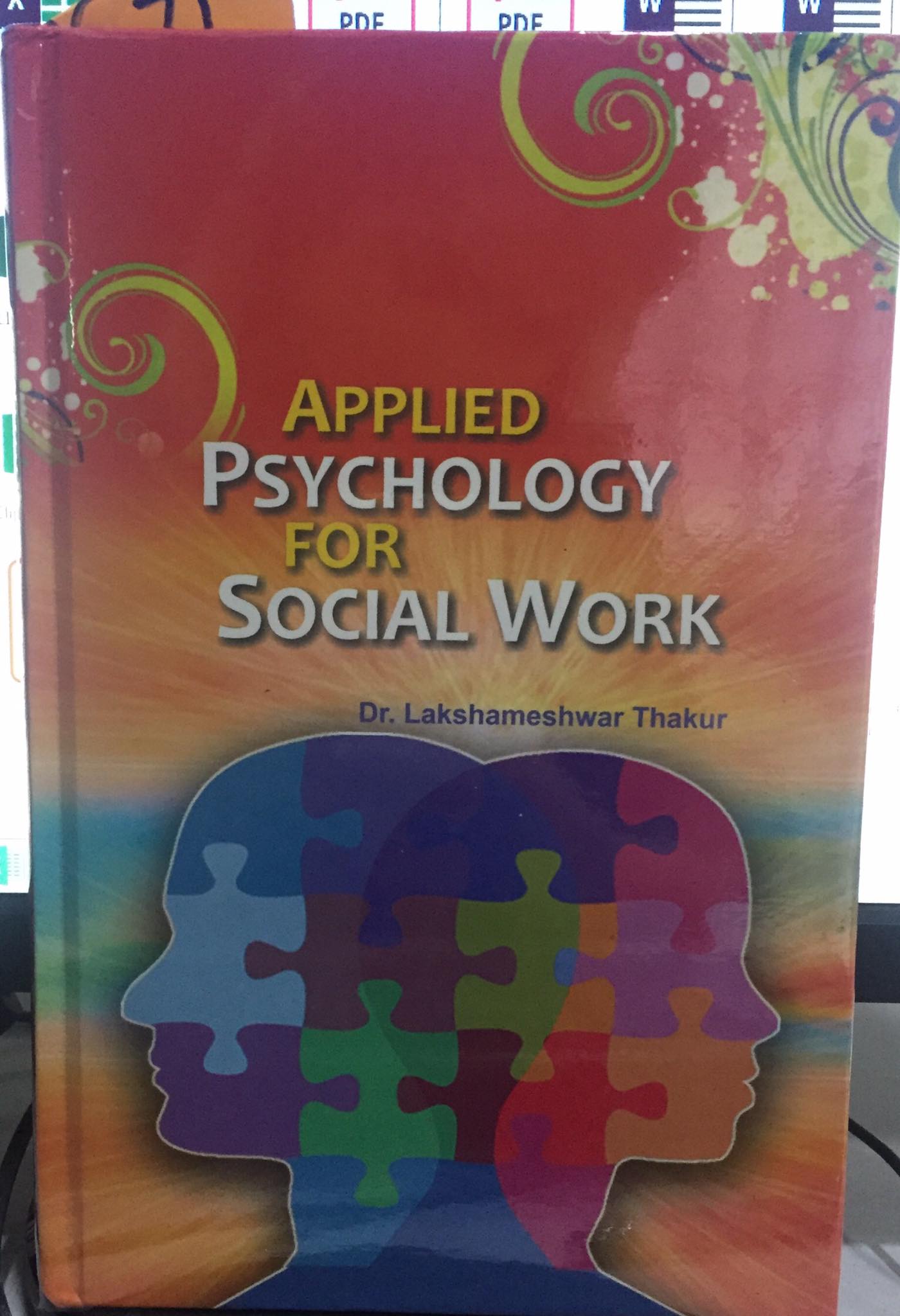 Book cover: Applied psychology for social work