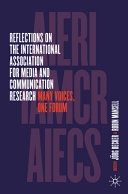 Book cover: Reflections on the international association for media and communication research