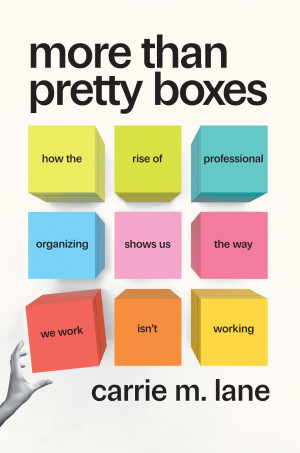 Book cover: More than pretty boxes : how the rise of professional organizing shows us the way we work isn’t working