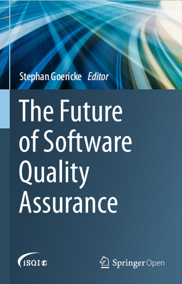Book cover: The Future of software quality assurance