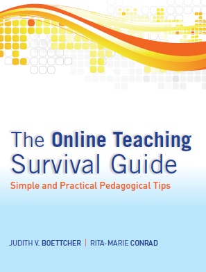 Book cover: The Online teaching survival guide : simple and practical pedagogical tips